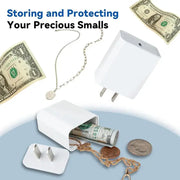 Fake Charger Secret Storage Container With Hidden Compartment Stash Can Safe for Home Use and Concealment