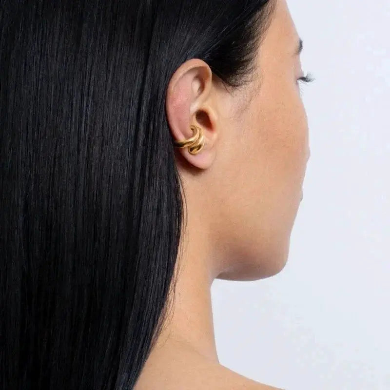 Gold Color Non Piercing Ear Cuff Earrings For Women Minimalist Daily Wear Trendy Gift 2026