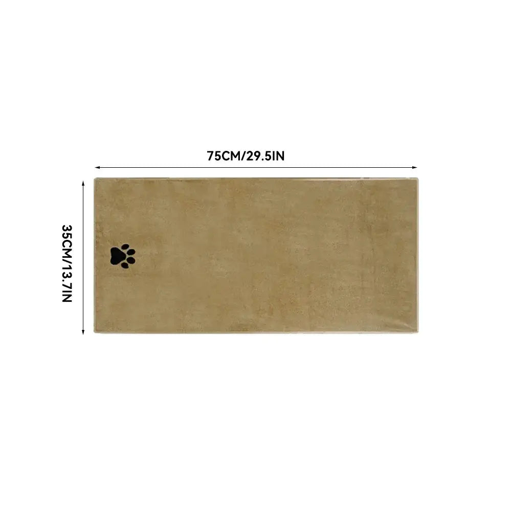 Three Size Options Microfiber Pet Bath Towel Embroidered Super Soft Absorbent for Cats and Dogs Grooming Supplies