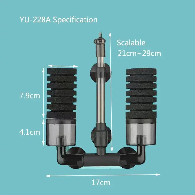 Biochemical Sponge Filter For Aquarium Bio Filter Quiet Operation Improves Water Quality And Oxygen Solubility