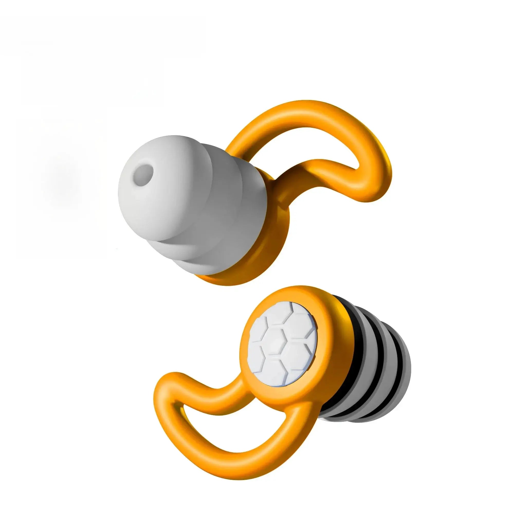 Silicone Noise Cancelling Earplugs Three Layer Noise Filter for Sleep and Swimming Waterproof