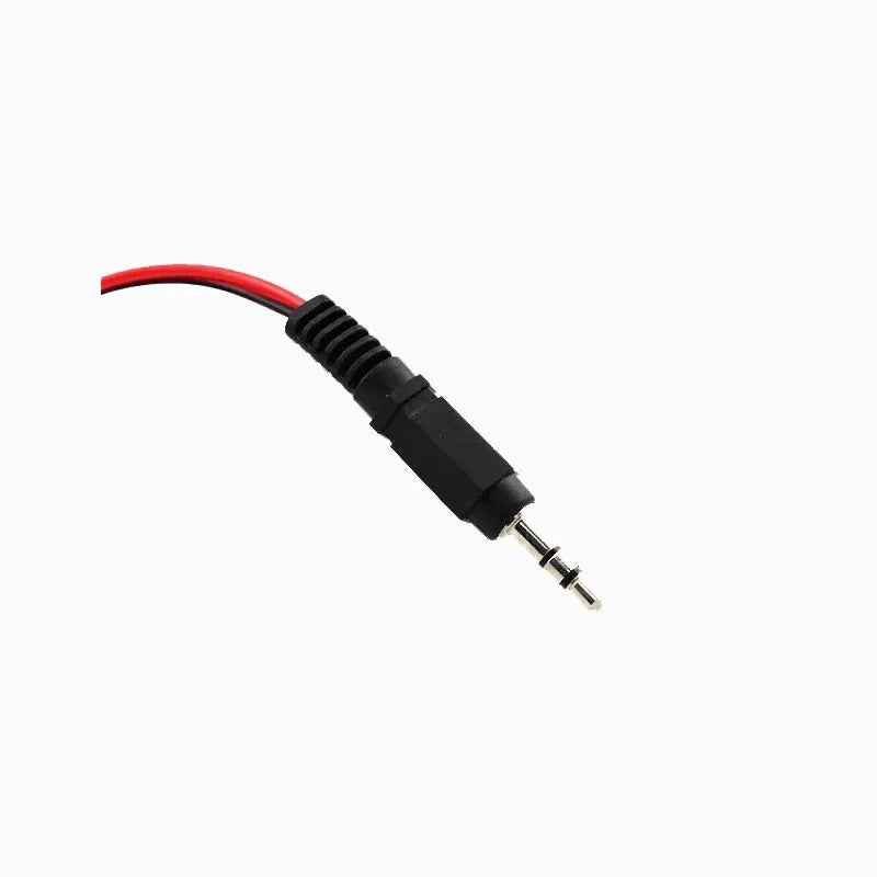WOFEA wired mini sound alarm siren horn by Simples Market, black body with red lead, DC5V/9V/12V