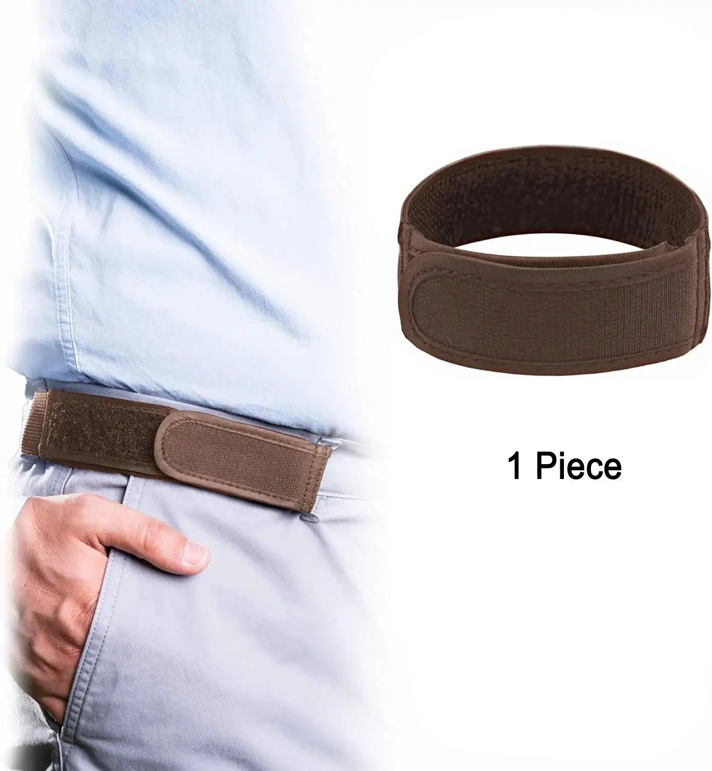 Buckle Free Waist Belt Unisex Elastic No Buckle Belt Ultra Soft Comfortable Fashion Belt Loop Men Women
