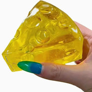 Squishy Honey Cheese Square Mochi Squeeze Toy for Adults Anti Stress Fidget and Sensory Toy with Super Soft Texture