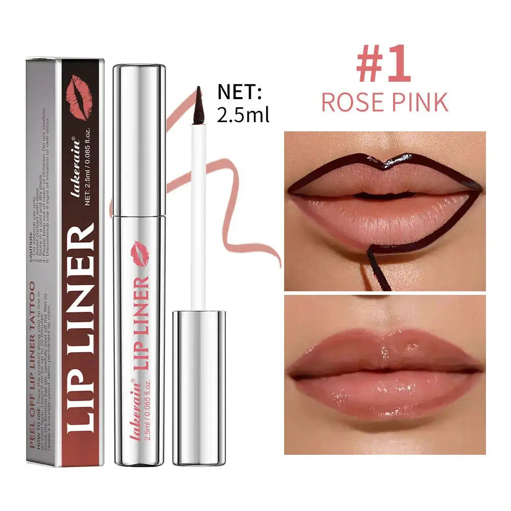 Lipscape Peel Off Lip Liner And Lip Gloss Semi Permanent Waterproof Long Lasting Matte Finish All Day Wear