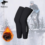 Cycling Leg Warmers Thermal Long Leg Sleeves Leg Compression Sleeves High Elasticity Stretch For Running And Cycling