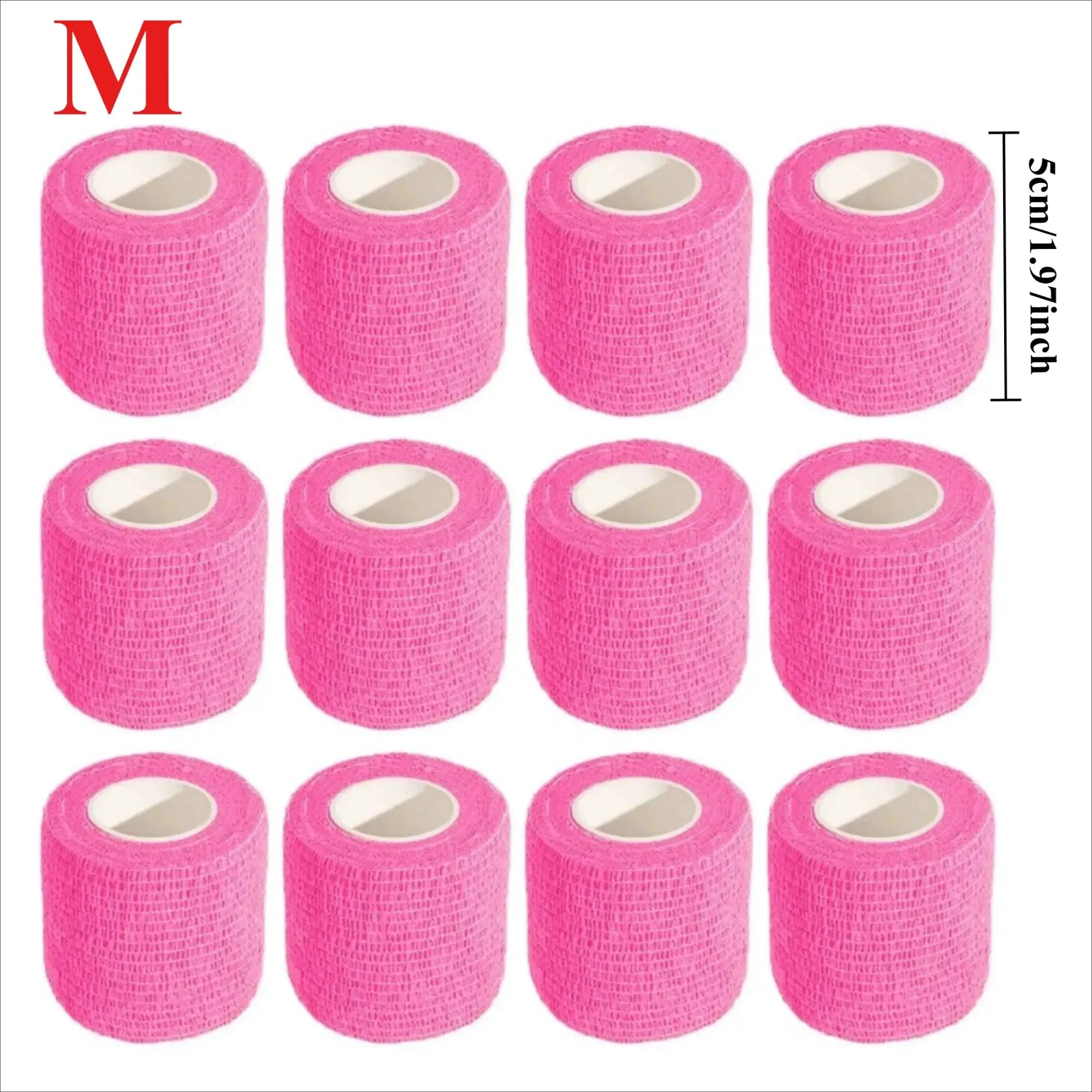 Colorful Self Adhesive Elastic Bandage Wrap Elastoplast for Knee Finger Ankle Palm Sports Injury Aid Kit Pet Tool