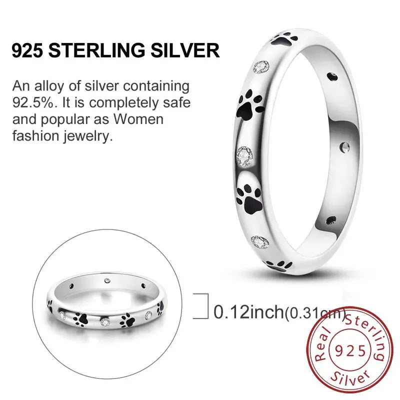 925 Sterling Silver Rings Bow Heart Star Sun Moon Zircon For Women Jewelry Birthday Anniversary Gifts