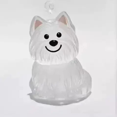 Transparent Dog Hair Storage Container Keepsake Capsule Pendant With Key Ring Pet Memorial Keychain