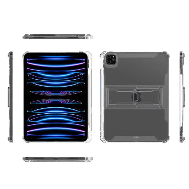 UltraClear Universal iPad Case Transparent TPU Cover For Pro Air Mini And Standard iPads