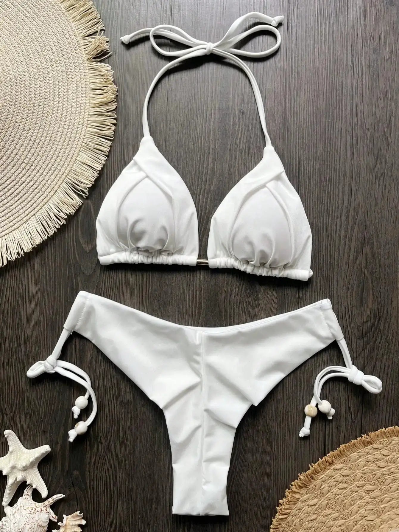 Ruotongsept 2025 New Sexy 13 Color Triangle Bikini Set For Women Push Up Brazilian Swimwear Beachwear