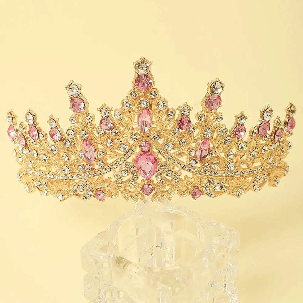Multicolor Crown Headband For Girls Age 7 To 13 Perfect For Birthday Parties And Wedding Performances