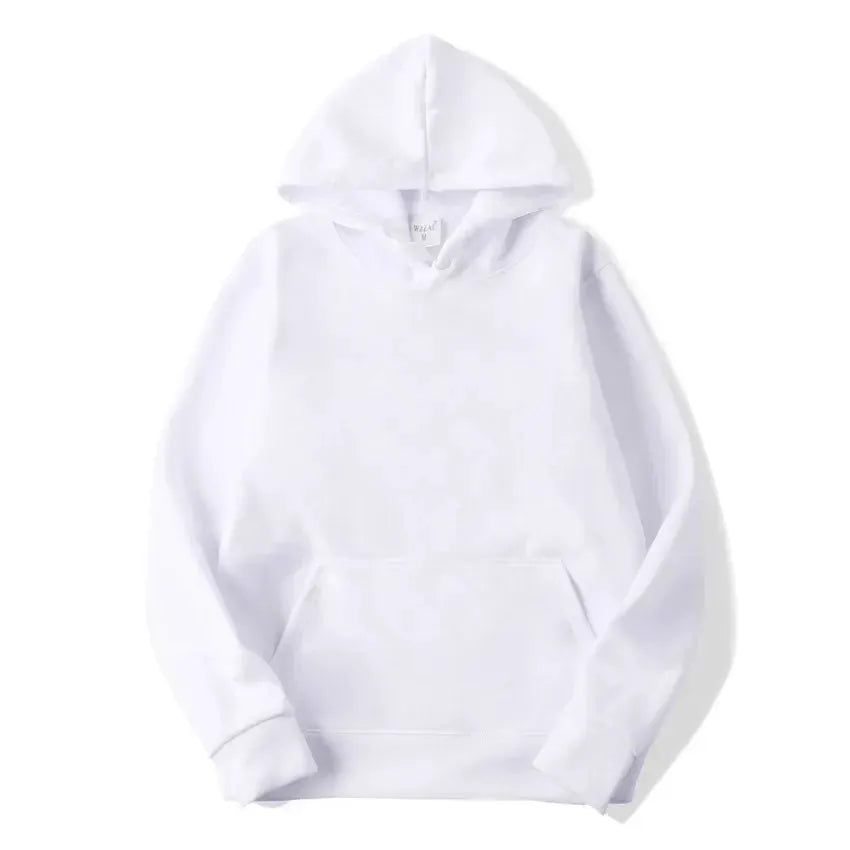 NovaWear Unisex Solid Color Hoodie Sweatshirt All Season Comfort Regular Fit Polyester Knit