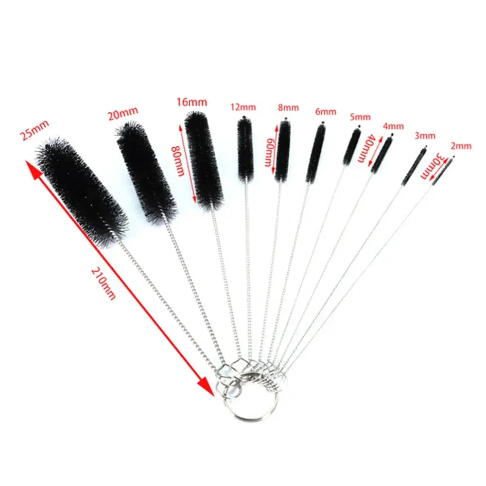 Stainless Steel Aquarium Cleaning Brush for Water Filter Pumps Lily Pipes Air Tubes and Hoses Fish Tank Maintenance Tool