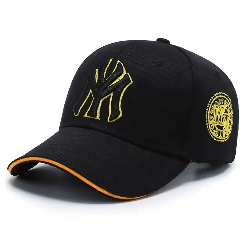 Unisex Casual Baseball Cap With Letter Embroidery Hip Hop Style Adjustable Sunscreen Hat For Spring And Autumn Outdoor