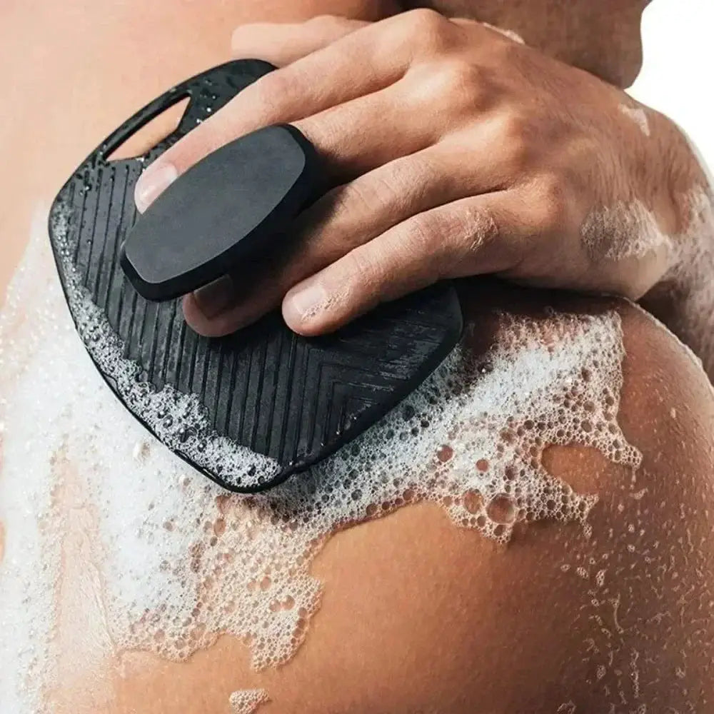 Pure Silk Soft Silicone Body Cleansing Brush For Gentle Exfoliation And Smooth Clean Skin