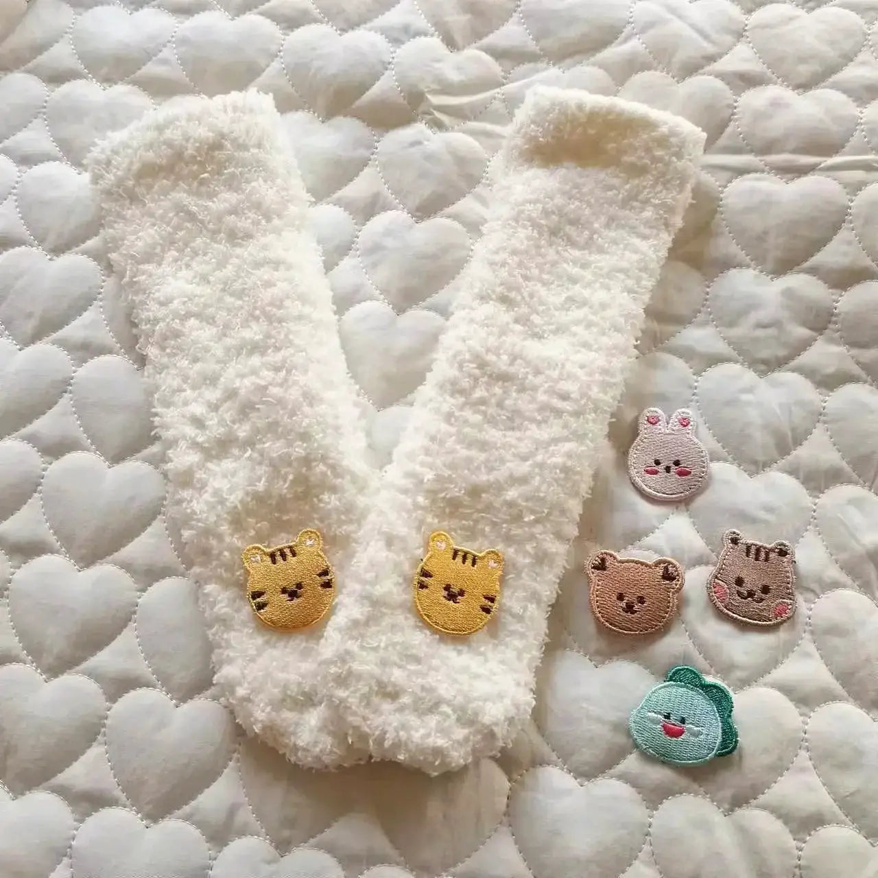 Winter Baby Socks Thick Warm Knee High Plush Anti Slip Floor Socks For Newborns And Toddlers
