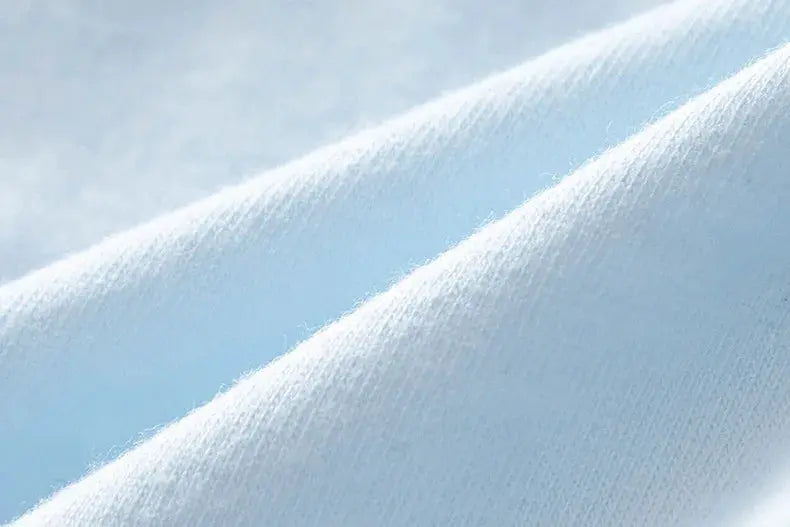 Cotton women's underwear fabric close-up in light blue, by Simples Market