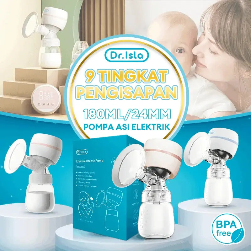 Dr Isla Intelligent Integrated Electric Breast Pump With High Suction Quiet Portable Painless Postpartum Milk Expression
