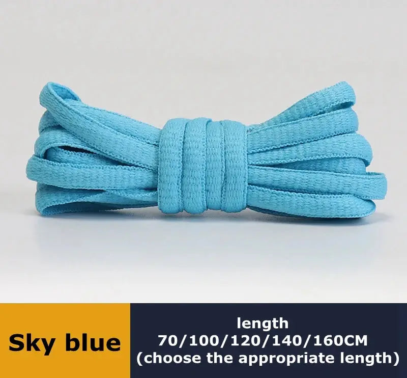 Round shoelaces, sky blue, 1 pair by Simples Market