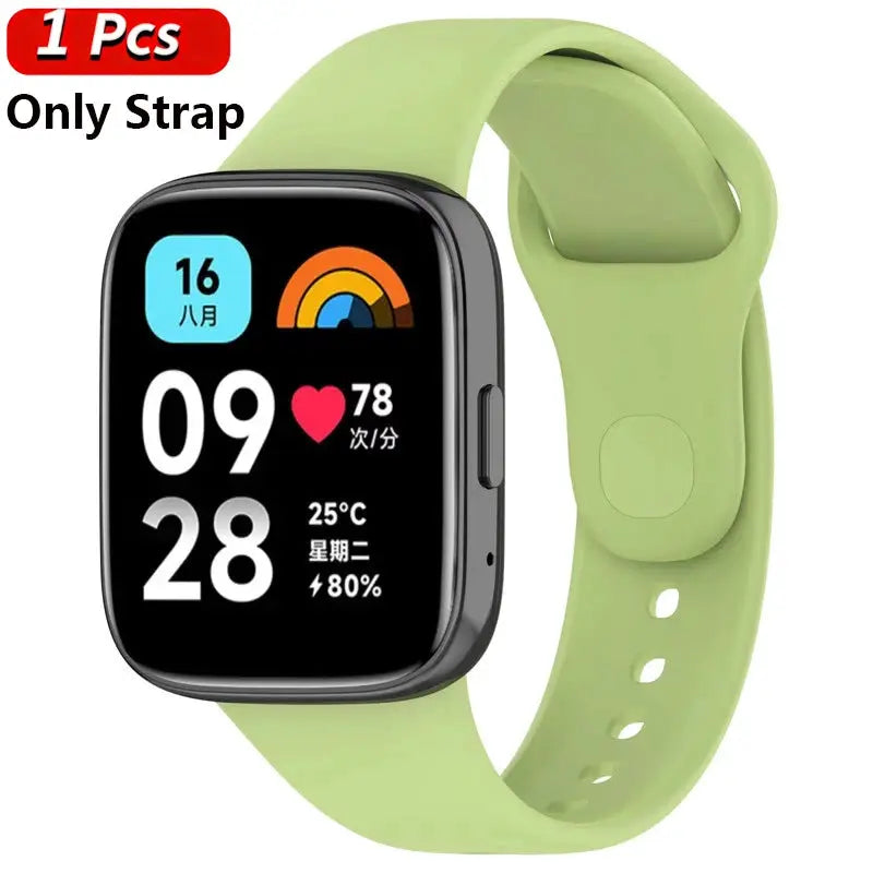 Silicone Strap+Case for Xiaomi Redmi Watch 3 Active band smartwatch Accessories Sport Bracelet For Redmi watch3 Active/Lite 2030