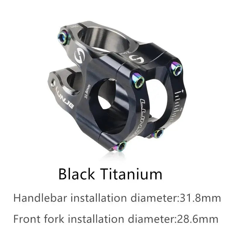 CNC Mountain Bicycle Stem 31.8mm Short Power Riser For MTB And Road Bikes High Strength