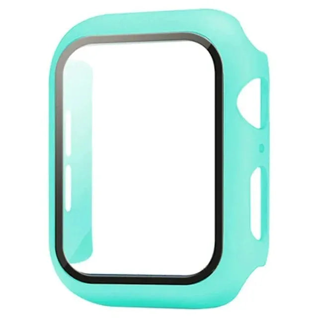 Glass+Cover For Apple Watch case 44mm 40mm 41 42 45 mm 49mm 46mm Screen Protector iWatch series Ultra 10 9 8 7 6 SE 5 Accessorie