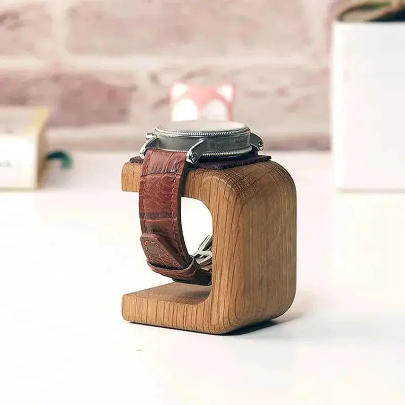 Wooden Watch Holder Jewelry Organizer Display Stand For Bracelet Ring And Watch Solid Wood