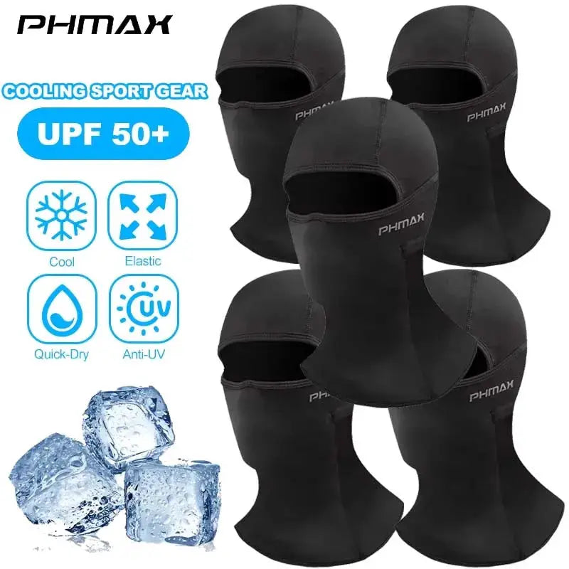 PHMAX Motorcycle Riding Mask Wind Protection Breathable Full Face Mask Balaclava Hat Scarf Hood Moto Biker Wind Cap