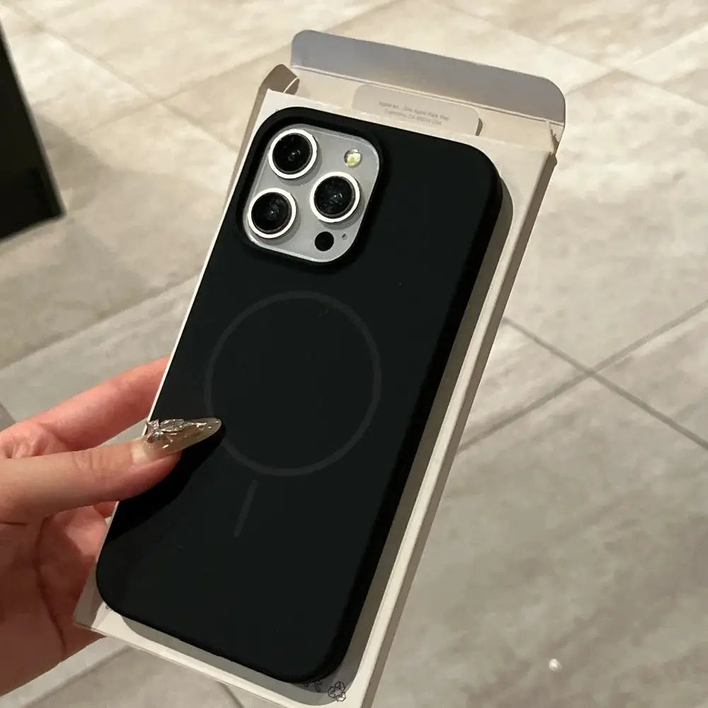 LuxGuard Luxury Liquid Silicone Case for iPhone 16 Series MagSafe Shockproof Protection