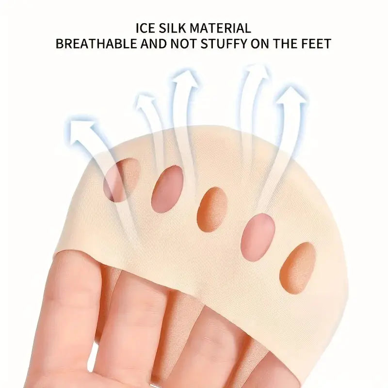 FootEase High Heel Forefoot Pad Soft Invisible Metatarsal Support Non Slip Cushioned Insole