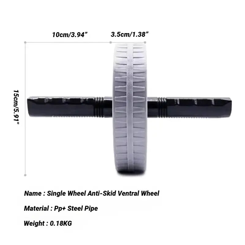 Abdominal Wheel Exercise Roller With Non Slip Grip For Core Strength Training Home Fitness Equipment Silent Operation