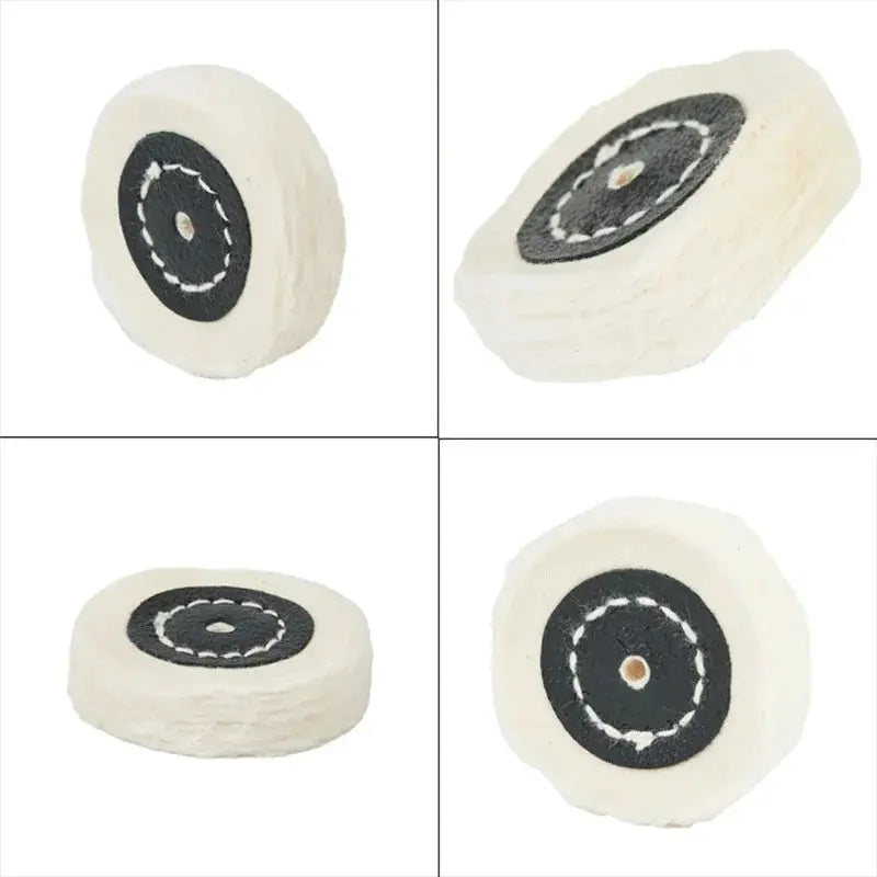 2 to 8 Inch Angle Grinder Discs Cotton Polishing Wheels Buffing Pads for Sanding Jewelry Metal Glass Woodworking