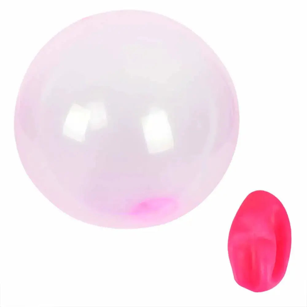 Kids Blow Up Balloon Toy Outdoor Inflatable Elastic Ball Water Filled Bubble Ball For Summer Fun Party Gift