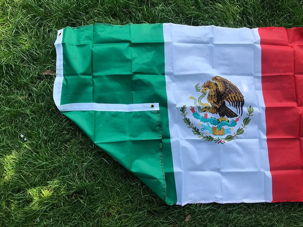 Mexico National Flag 90x150cm Polyester Hanging Banner Outdoor Decor