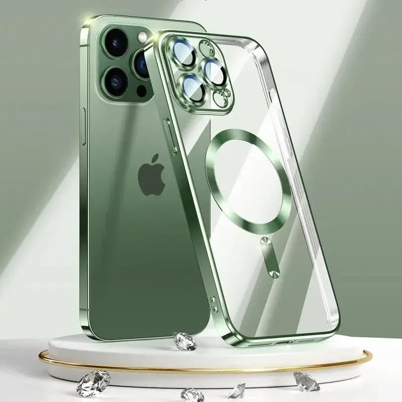 Soft Clear Case For iPhone 17 Air 16 15 14 13 12 11 Pro Max MagSafe Wireless Charging Shockproof TPU Cover