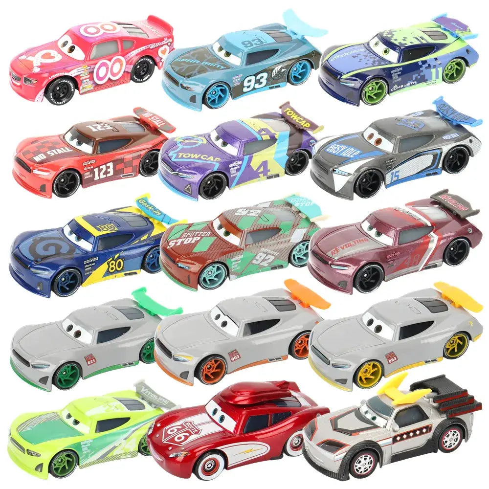 Disney Pixar Cars One Fifty Five Scale Diecast Lightning McQueen And Mater Metal Car Model Collectible Toy