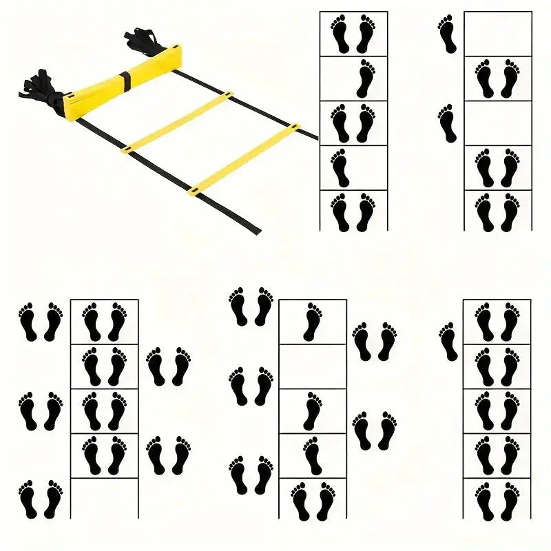 Detachable Speed Agility Training Ladder For Football Portable Sports Equipment To Improve Mobility And Coordination