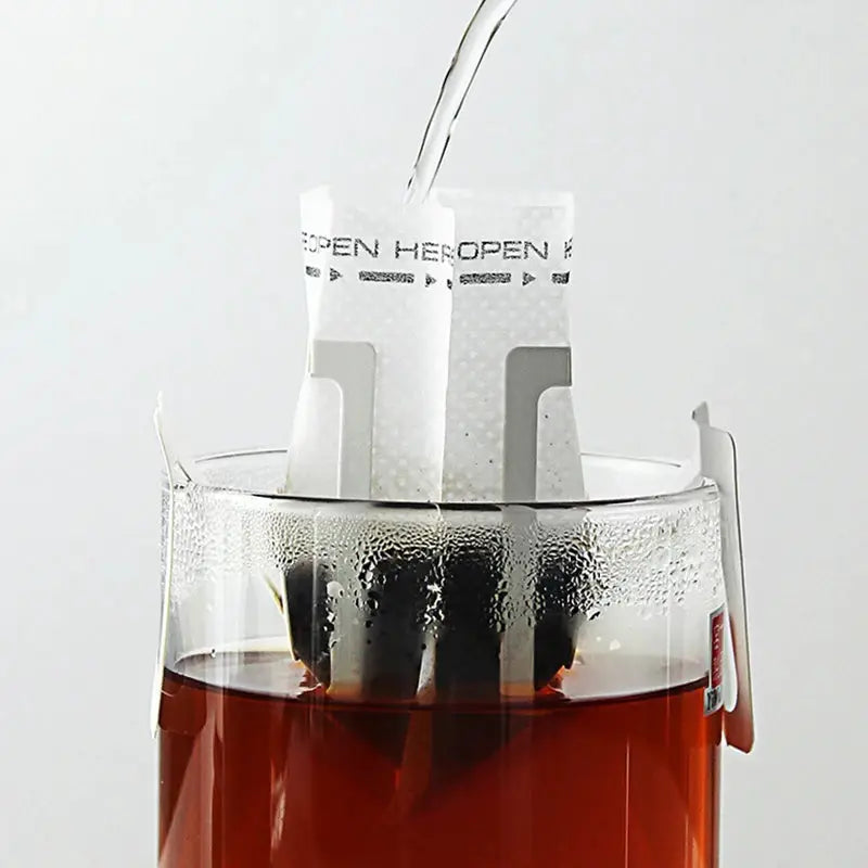 Disposable Drip Coffee Filter Bags 50/100 Pack With Hanging Ear Portable For Coffee Tea Espresso
