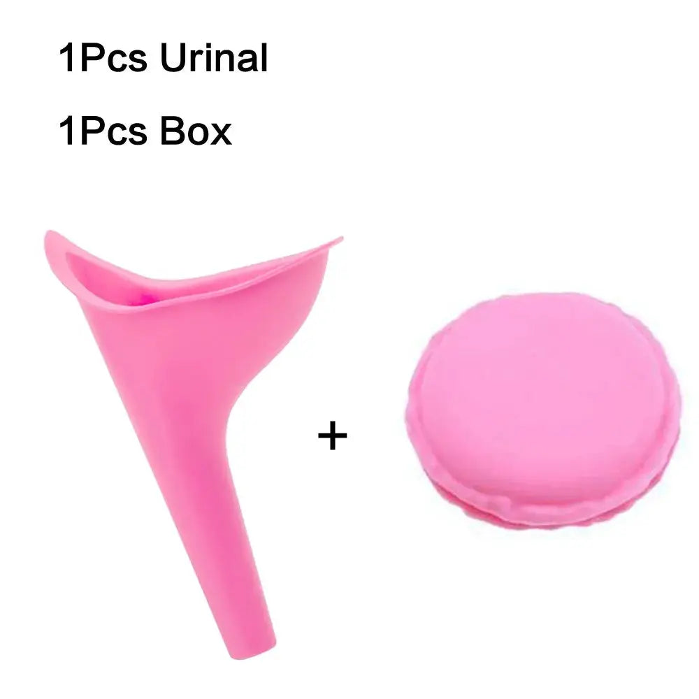 Portable Female Urinal For Women Outdoor Travel Camping Urination Device With Box And Stand Up Funnel