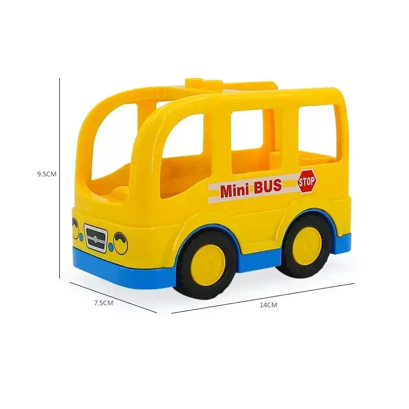 Big Building Blocks Accessories Compatible With Large Bricks Educational Toy Set For Kids Trucks Cars City Traffic