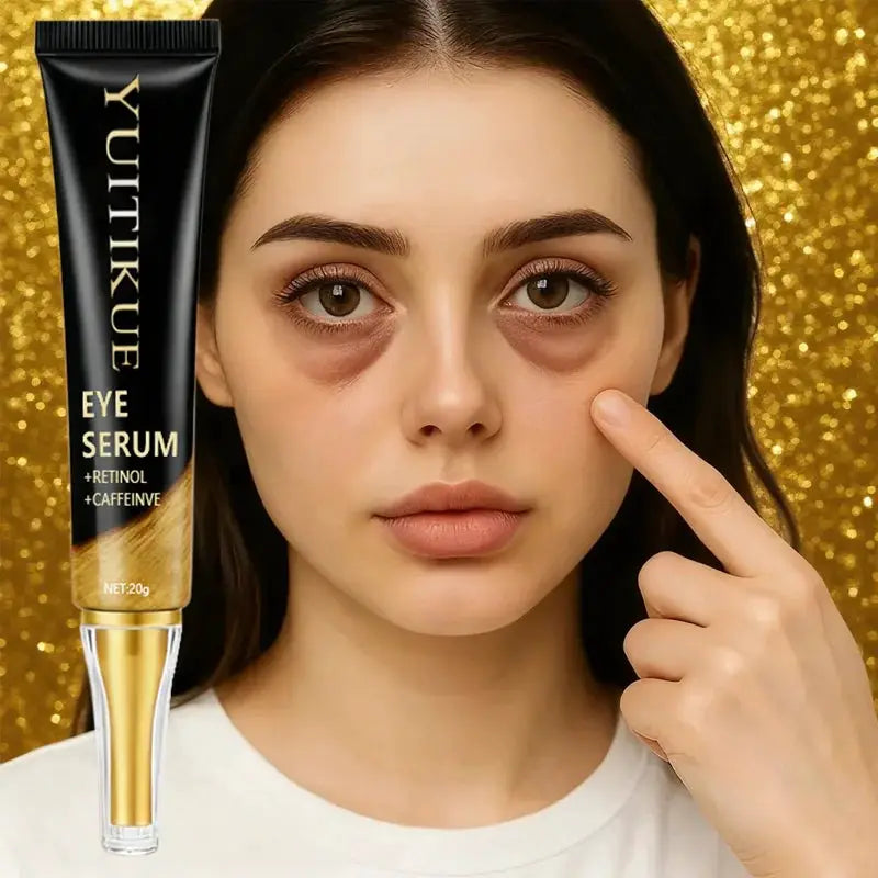YUITIKUE Caffeine Eye Cream 20g Fast Acting Firming And Lifting Energized Eye Area Day Night Use Reduces Puffiness
