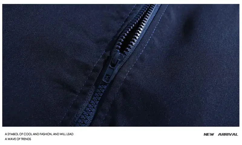 Zip-front windbreaker jacket by Simples Market, black lightweight coat for spring and autumn