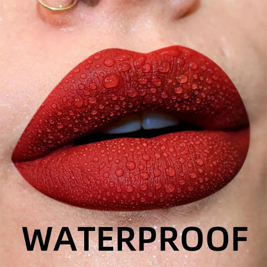 19 Colors Matte Velvet Lip Gloss Waterproof Long Lasting Liquid Lipstick With Nude Red Lip Tint And Lip Glaze