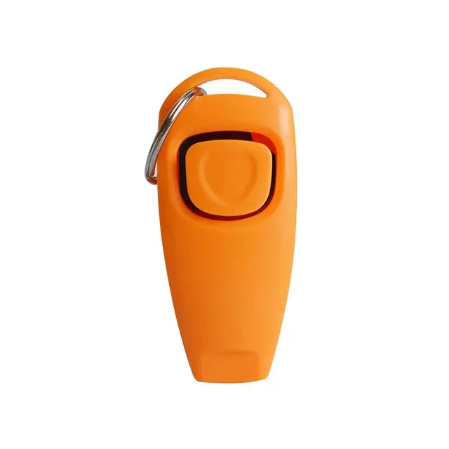 2-In-1 Dog Clicker And Training Whistle With Key Ring For Puppy Training And Barking Control