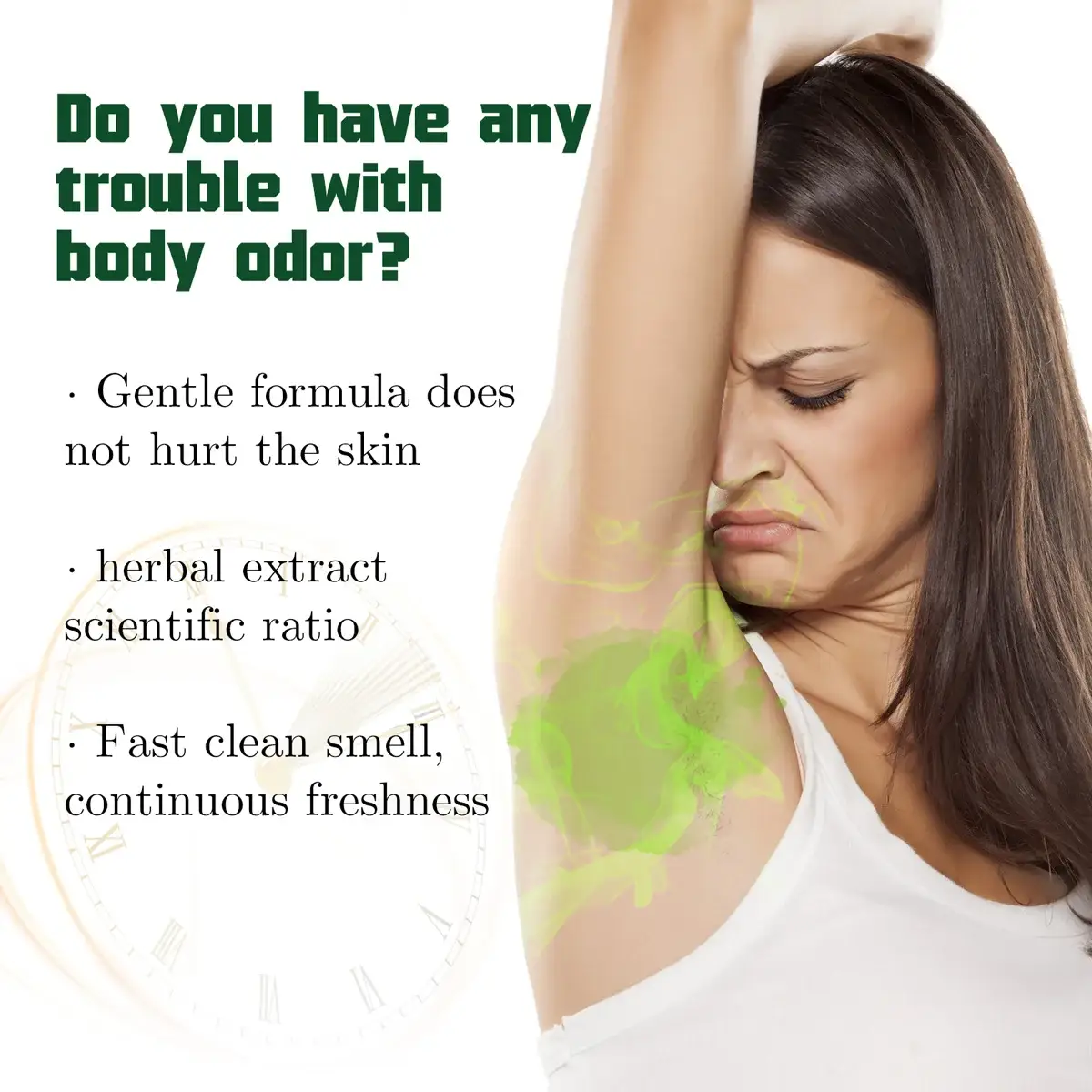 Herbal Essence Deodorant Cream by Simples Market, unisex anti-allergic formula for long-lasting freshness