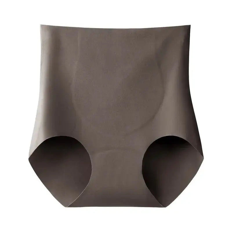 Women's high-rise body shaper underwear by Simples Market in taupe