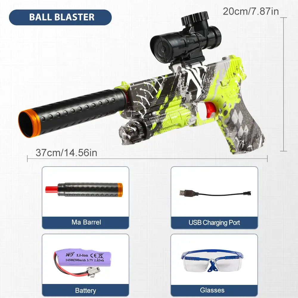 M416 Electric Blaster Gun Toy Rechargeable Automatic Outdoor Toy for Team Activities Perfect Gift Bullets Excluded