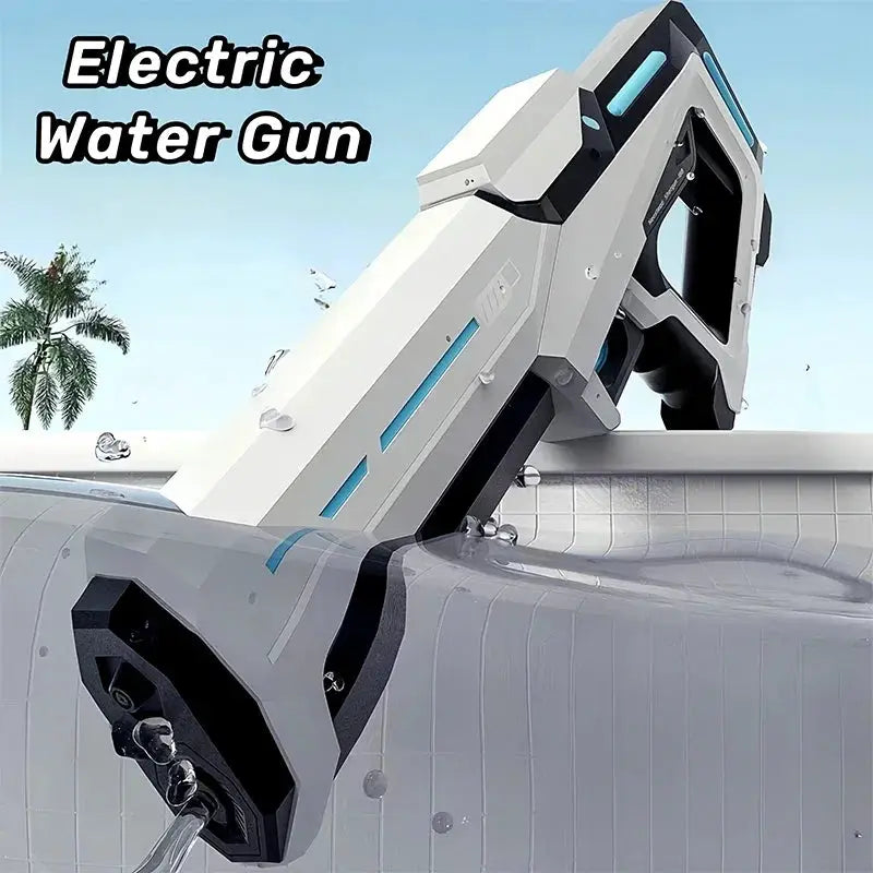 Electric Water Gun For Adults And Kids Powerful Automatic Water Blaster With Suction For Summer Beach Battles