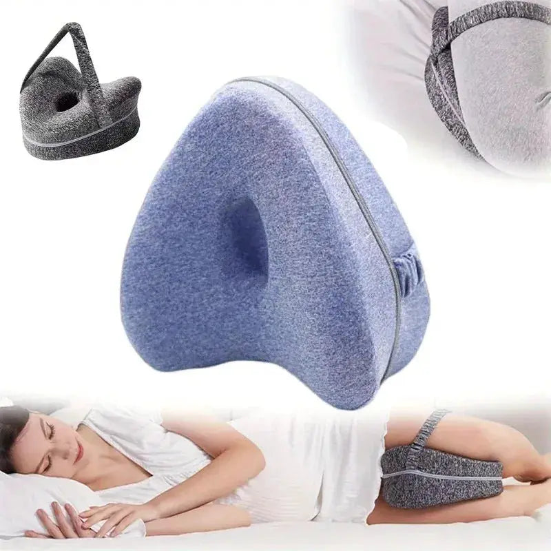 Memory Foam Leg Knee Support Pillow For Side Sleepers Orthopedic Sciatica Relief Back Hip Bed Sofa